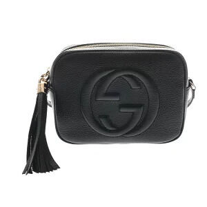 Gucci Soho Shoulder Bag Black Leather